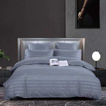 POŚCIEL Z ADAMASZKU HOTELOWA PREMIUM SZARY AD01