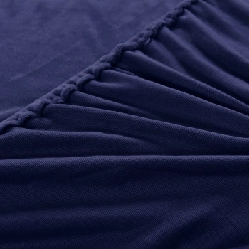 Prześcieradło na gumkę 200x220 / 25cm polarowe miś Granatowe