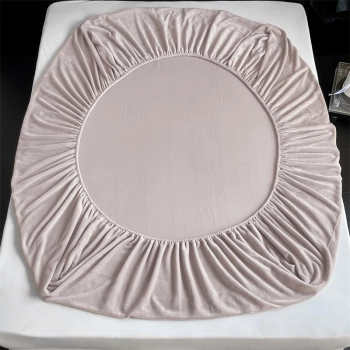 Prześcieradło na gumkę 140x200 / 25cm polarowe miś Szare 2