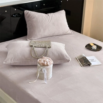 Prześcieradło na gumkę 140x200 / 25cm polarowe miś Szare 2