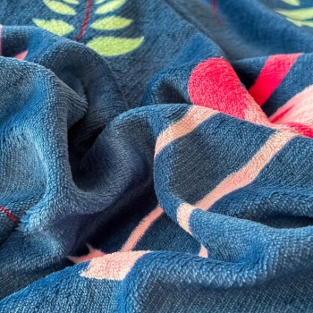 Pościel polarowa 200x220 zimowa z prześcieradłem na gumkę PP568